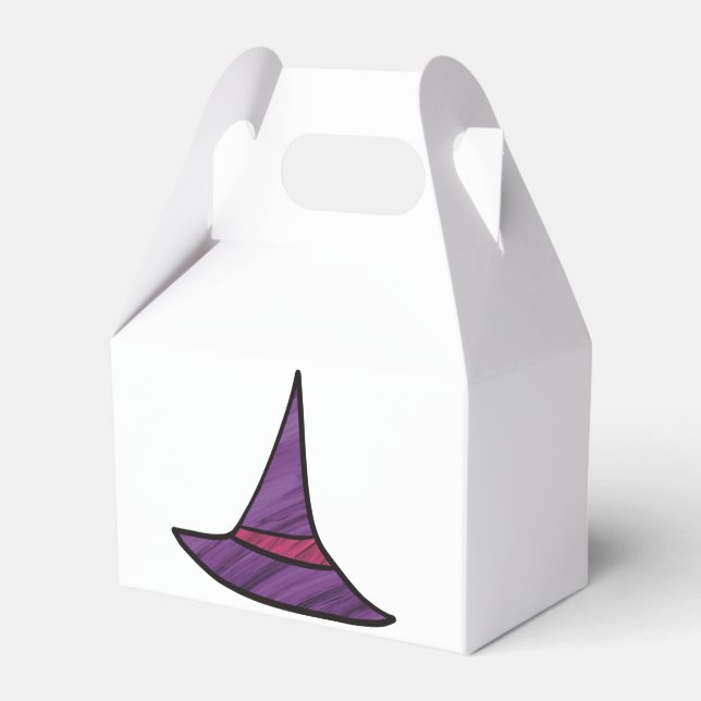 Ballotins Casquette de sorcière violette magique Halloween B (Verso)