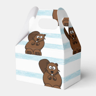 Ballotins Castor sur bandes bleues