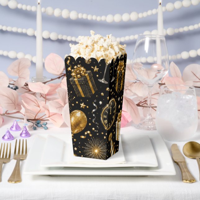 Ballotins Célébration de luxe du Nouvel An Modèle Popcorn (Mariage)