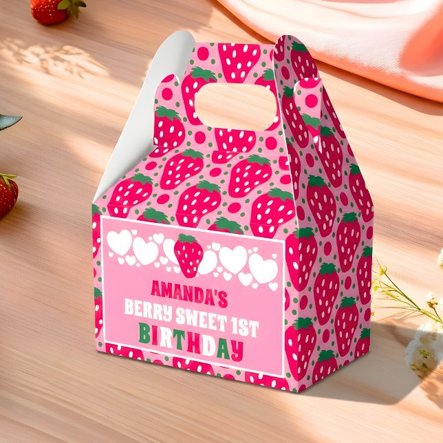 Ballotins Célébration du premier anniversaire de fraise (Créateur téléchargé)