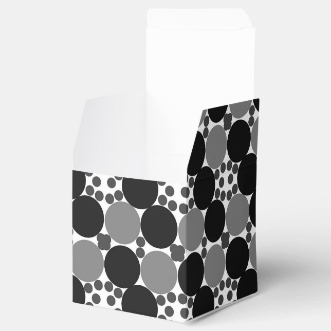 Ballotins Cercles monochromes : Noir blanc et gris abstraits (Ouvert)
