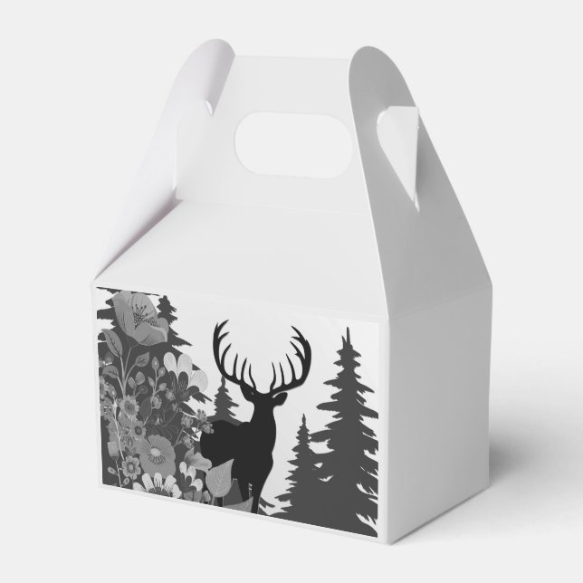 Ballotins Cerf avec grand rack hors forêt (Verso)