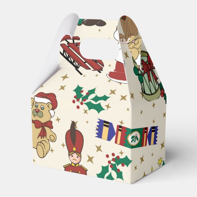 Ballotins Cerf de Noël, ours, chat et Casse-Noisette (Verso)