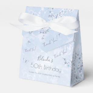 Ballotins Cerisier Fleur Bleu Merci d'anniversaire