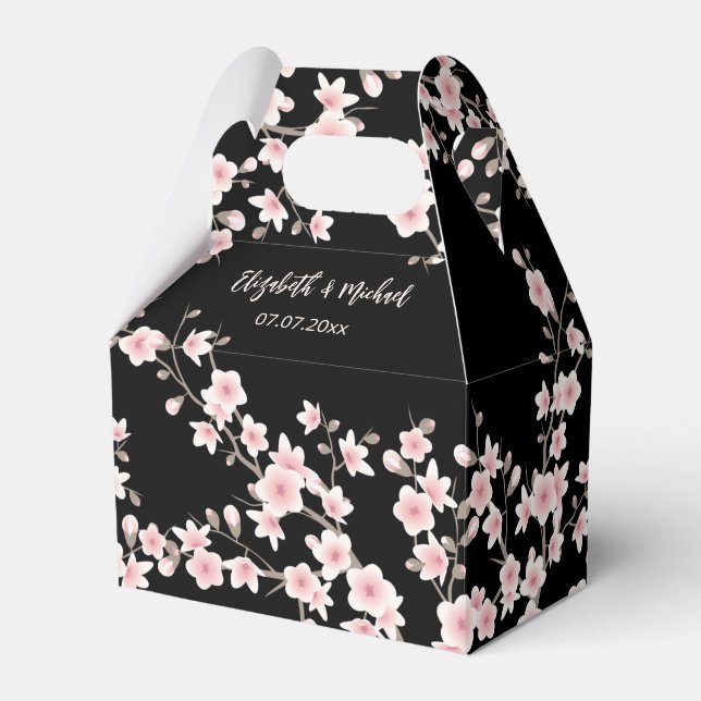 Ballotins Cerisier Fleur Rose Blush | Merci (Verso)