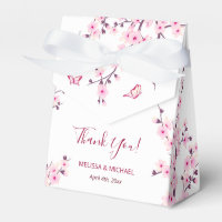 Cerisiers en Fleurs Rose Blanc Mariage Personnalis