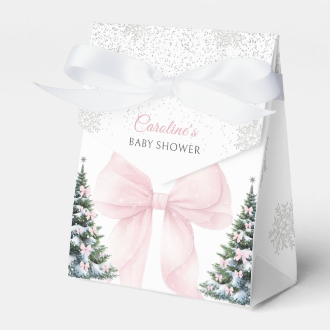 Ballotins C'est froid dehors Boîte de cadeau de bébé avec un (Verso)