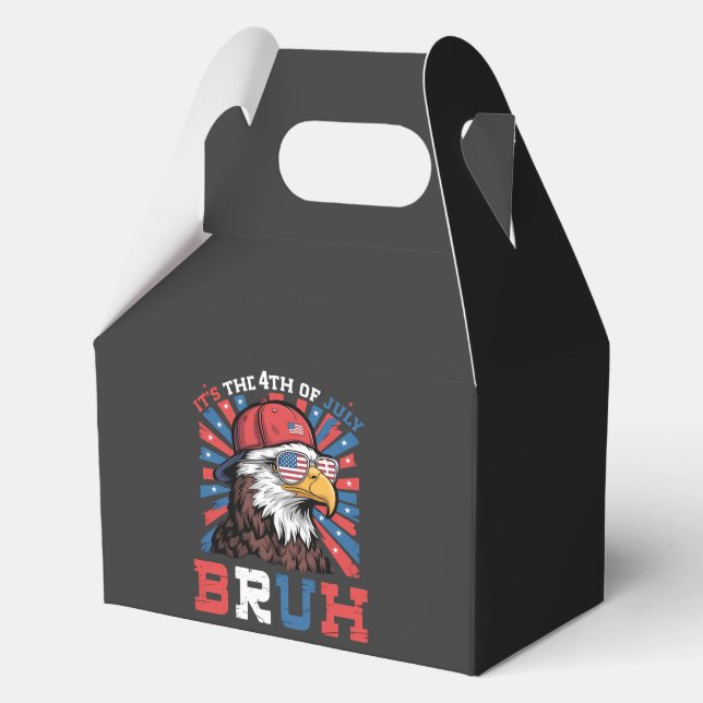 Ballotins C'est le 4 juillet Bruh Aigle américain Patriotiqu (Recto)