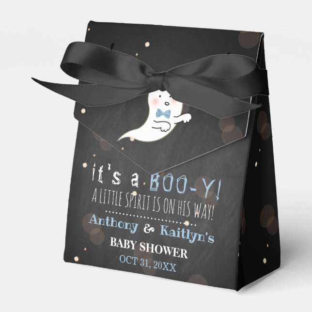 Ballotins C'est un boo-y ! Baby shower d'Halloween Little Sp (Verso)