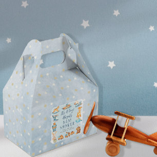 Ballotins C'est un garçon en bois   Baby shower de jouets en