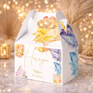 Ballotins C'est un Gem Birthday Crystals de l'aquarelle du g