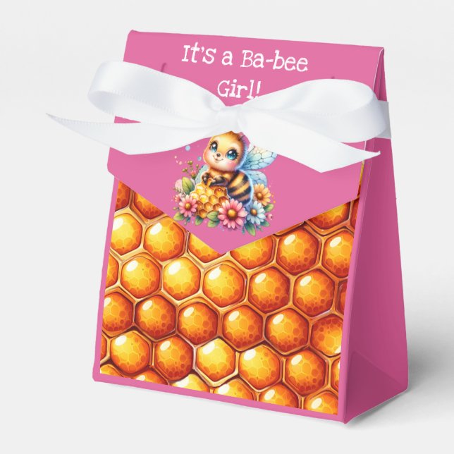 Ballotins C'est une Ba-bee Girl ! Baby shower (Verso)