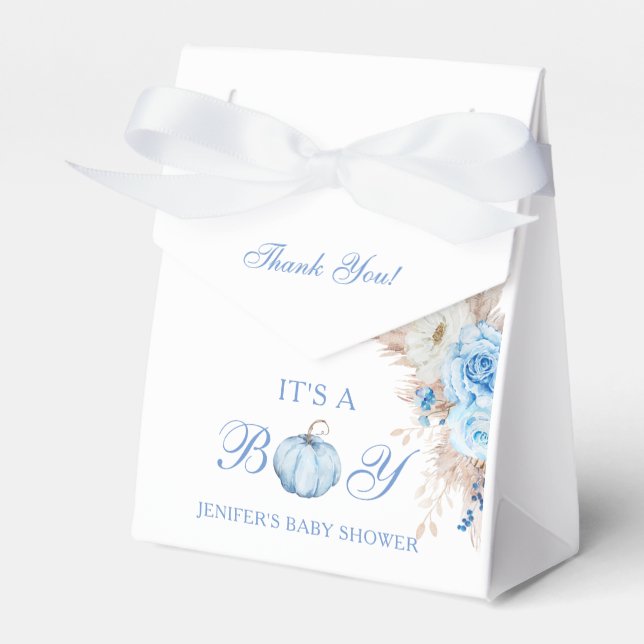 Ballotins C'est une citrouille pour Baby Shower garçon (Verso)