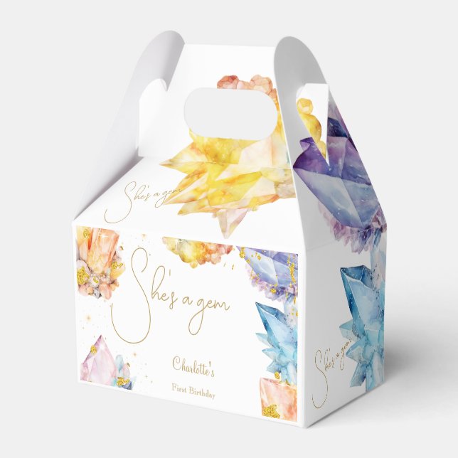 Ballotins C'est une Gem Birthday Crystals Girl'aquarelle (Verso)