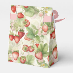 Ballotins champ de fraises mûres et rouges