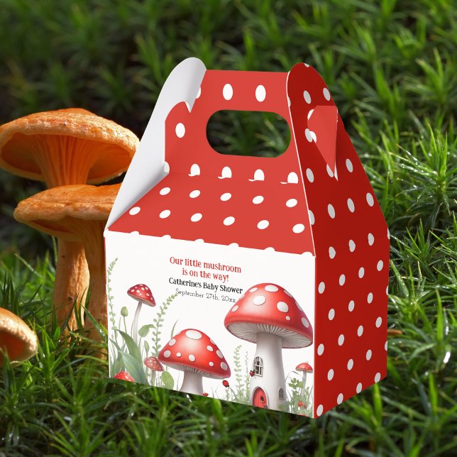 Ballotins Champignons rouges Baby shower des bois (Créateur téléchargé)