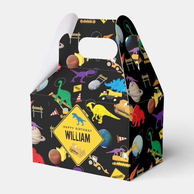 Ballotins Chariots de construction Dinosaures dans l'espace  (Verso)