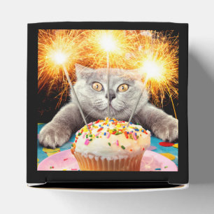 Ballotins Chat Avec Cupcake Sparkler