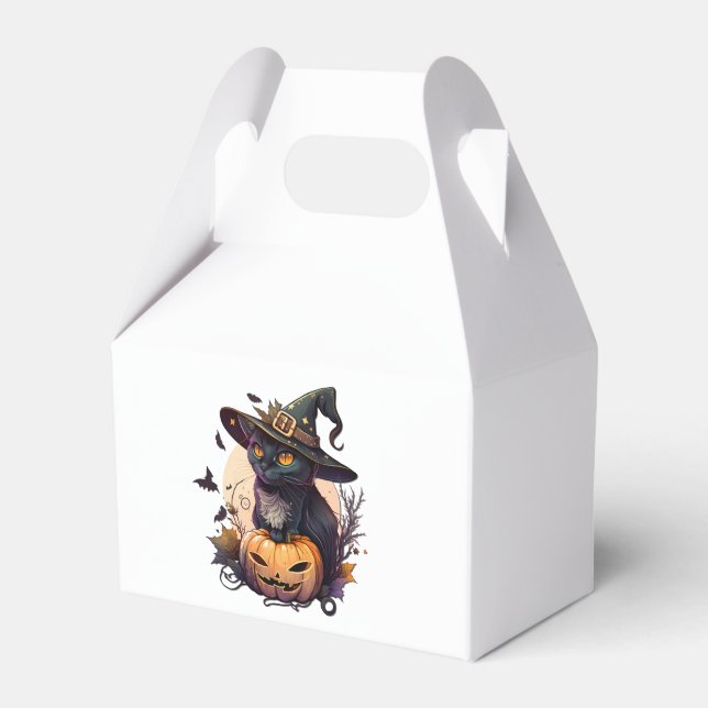 Ballotins Chat de sorcière pour Halloween (Verso)