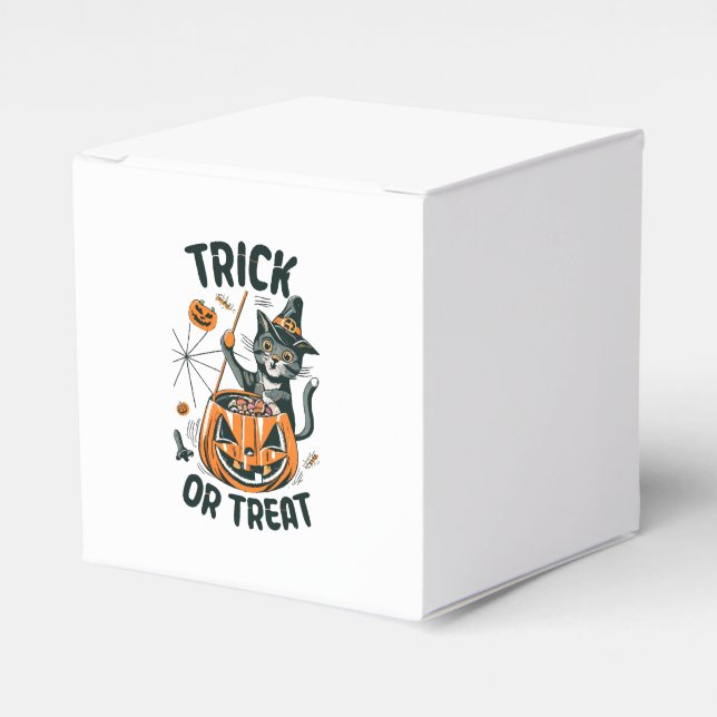 Ballotins Chat d'Halloween abstrait (Verso)