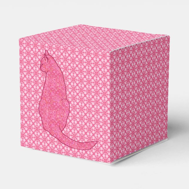 Ballotins Chat japonais - Fuchsia Pink Batik (Arrière)