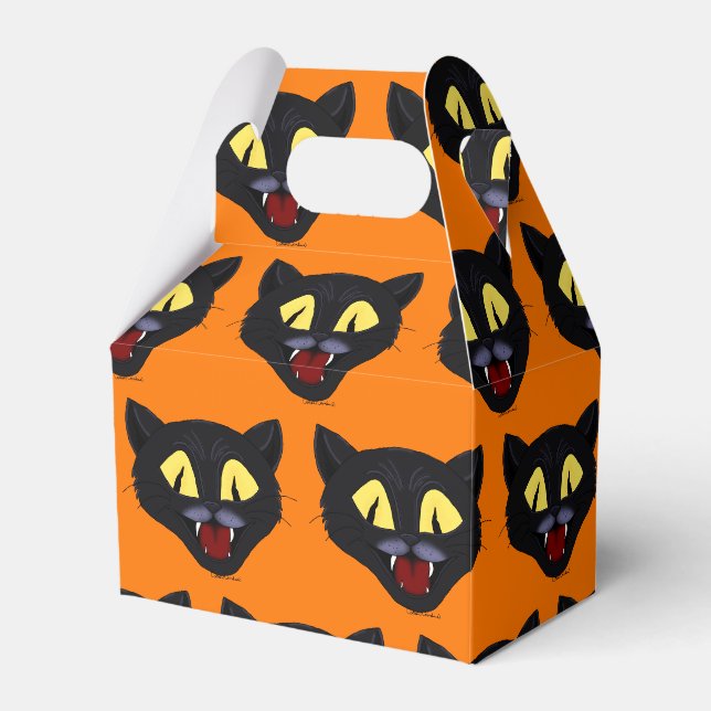 Ballotins Chat noir d'Halloween (Verso)