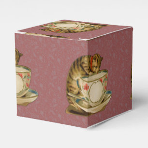 Ballotins Chat Tasse à Thé Mignon Vintage Victorien Animal C