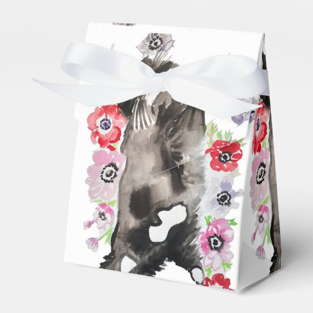 Ballotins Chat Tuxedo Noir Blanc Chat Anniversaire (Verso)