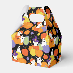 Ballotins Chats Citrouille d'Halloween et Fantômes colorés