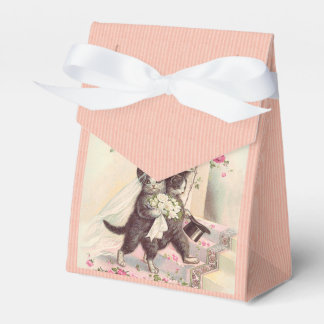 Ballotins Chats de mariage vintage