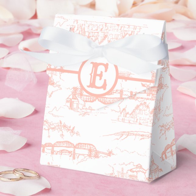 Ballotins Chattanooga Monogram Rouge aux joues (Mariage)