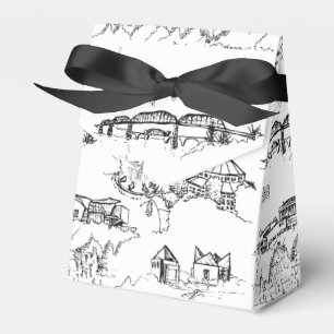 Ballotins Chattanooga Toile noir et blanc