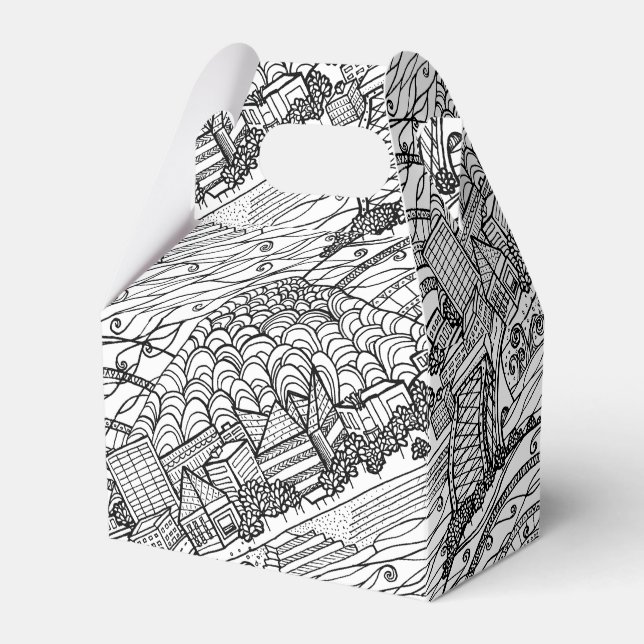 Ballotins Chattanooga Whimsy noir et blanc (Verso)