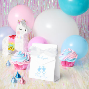 Ballotins Chaussures Bébé Garçon Bleu Baby Shower
