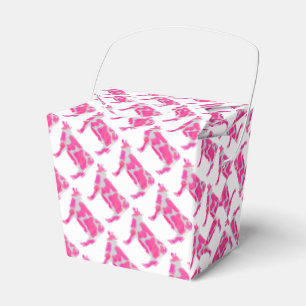 Ballotins Chauve-souris rose et silhouette blanche