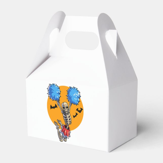 Ballotins Cheerled Skeleton Halloween Cheer Maman Filles Wo (Verso)