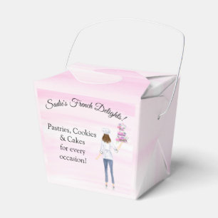 Ballotins Chef Pâtissier Aquarelle avec logo gâteau de maria