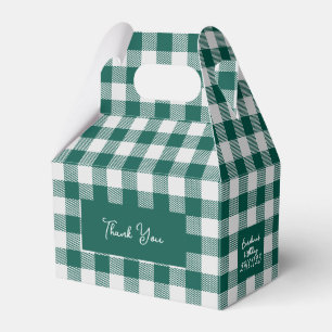 Ballotins chèque en plaid de buffle gris vert