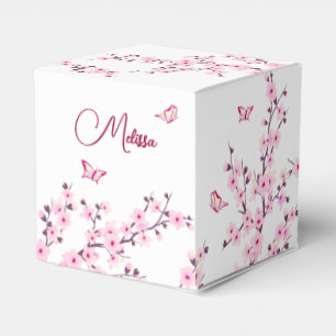 Ballotins Cherry Blossom Rose Blanc Personnalisé Anniversair