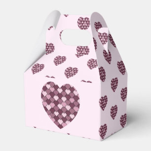 Ballotins Cherry Carré rose et coeur diamant