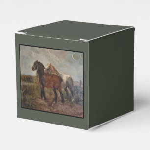 Ballotins Cheval Belge Brown Peinture fine d'art :