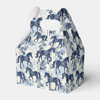 Ballotins Chevaux de Toile Bleu Foncé Répétant