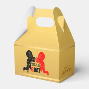 Ballotins Chèvre à double âge chinois année Zodiac Ballotin