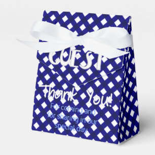 Ballotins Chex 4-Dark Blue-PARTY FAVOR BOX, style tente
