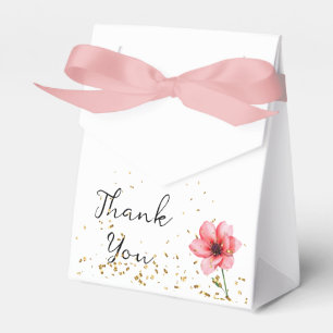 Ballotins Chic Blush Rose Floral Confetti Mariage cadre