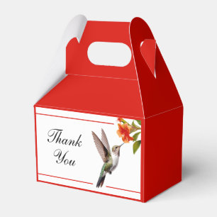 Ballotins Chic colibri et Mariage de fleurs orange