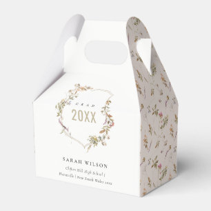 Ballotins Chic Dusky Rose Blush Fleur sauvage Crest Graduati