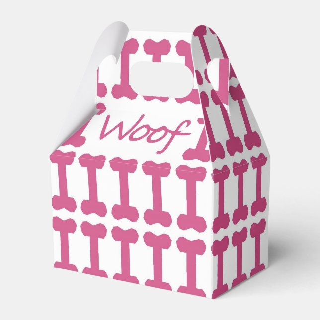 Ballotins CHIC FAVOR/CADEAU BOX_"Woof" BALLOTIN CHIEN (Verso)