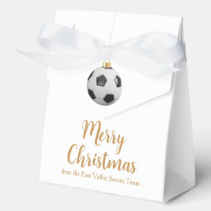 Ballotins Chic Football de Noël Personnalisé pour une Fête d