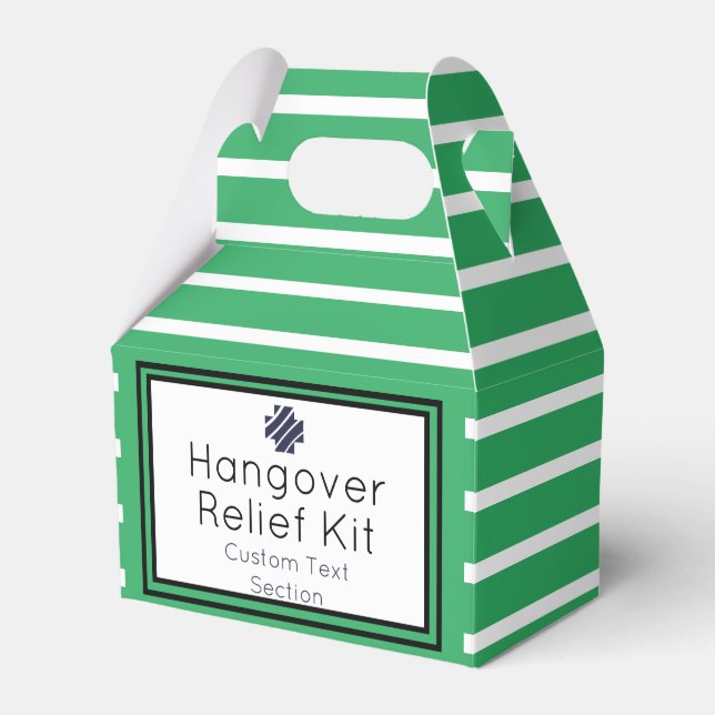 Ballotins Chic Green et Marine Hangover Kit Ballotin (Verso)